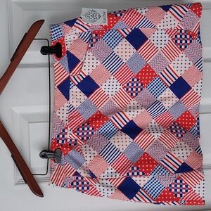NWT - Red, White & Blue Skort